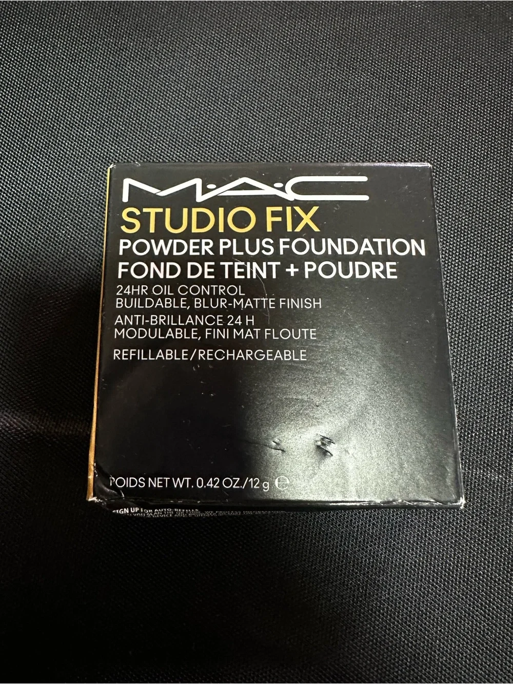 MAC Cosmetics Studio Fix Powder Plus Foundation - Black Packaging NC40
